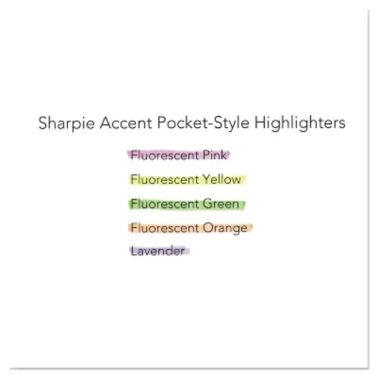 Sharpie Pocket Highlighters - Office Pack Chisel Tip Yellow 36 per pack 2003991 image {3}