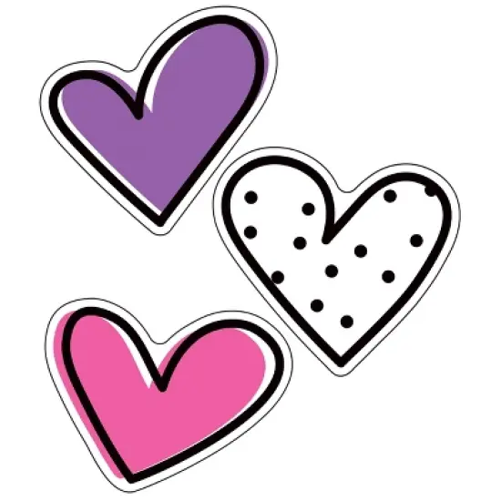 Carson Dellosa Education Doodle Hearts Cutouts (36 cut-outs) image {5}