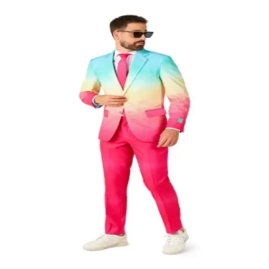OppoSuits Men's Suit - Funky Fade - Pink image {3}