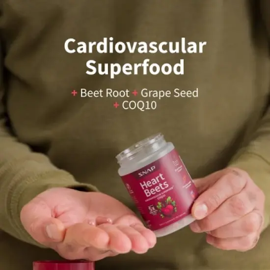 SNAP Heart Beets Dietary Supplement Capsules - 60ct image {3}