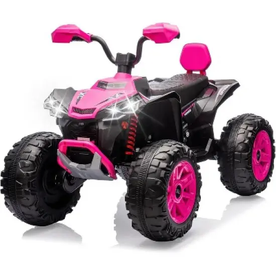 2-Seater Kids ATV Ride-On, 24V Electric Quad 4 Wheeler with 800W Motors, 7Ah Battery, Bluetooth image {9}