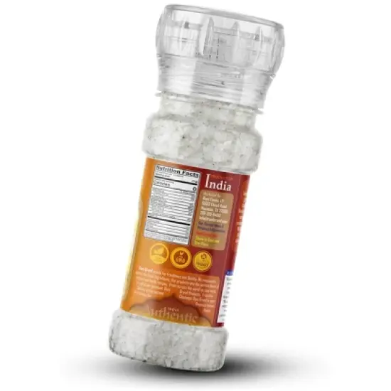 Indian Sea Salt Grinder Bottle - 4oz (115g) - Rani Brand Authentic Indian Products image {4}