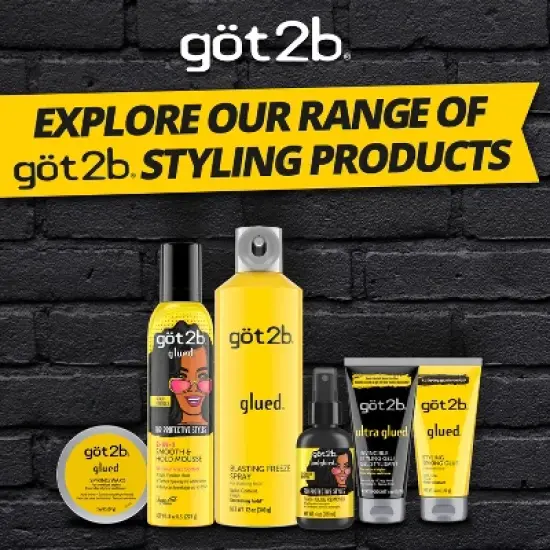 got2B Schwarzkopf Glued Blasting Freeze Hair Spray - 12oz image {7}