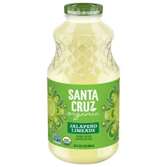 Santa Cruz Organic Jalapeno Limeade - 32 fl oz image {2}
