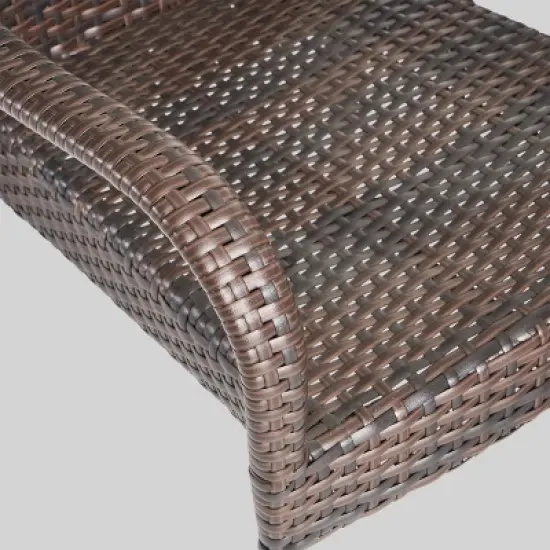 Bullpond 9pc Aluminum and Wicker Dining Set - Christopher Knight Home image {3}