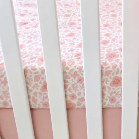 Honest Baby Organic Cotton Bedding Set - Papercut Floral - 5pc image {3}