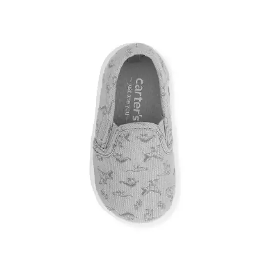 Carter's Just One You&reg;️ Baby Boat Shoes - Gray 3 image {2}