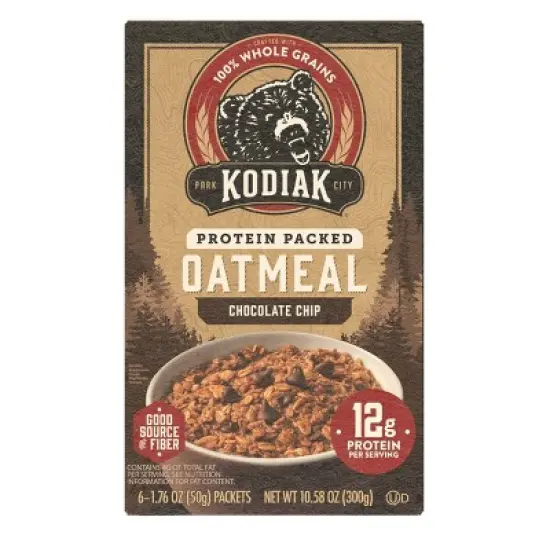 Kodiak Protein-Packed Instant Oatmeal Chocolate Chip - 6ct image {7}