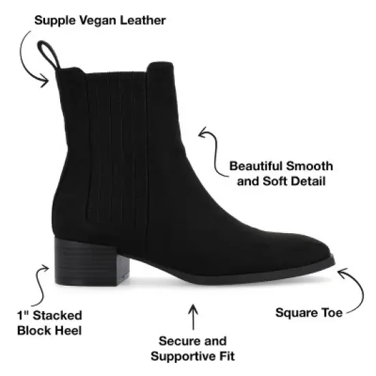 Journee Collection Women's Tru Comfort Foam&trade;  Wrenley Booties image {7}