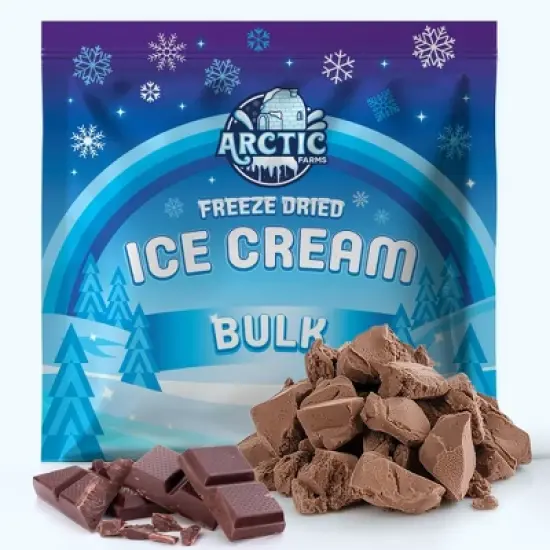 Arctic Farms Freeze Dried Ice Cream That Does Not Melt (Bits) (Chocolate Chocolate Chip) image {5}