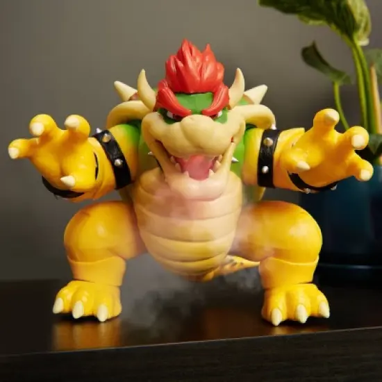 Nintendo The Super Mario Bros. Movie Bowser Figure with Fire Breathing Effect image {9}