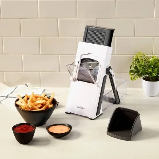 Cuisinart Precision Slice Upright Mandoline: Safe Mandolin Slicer, Nonslip Base, Dishwasher-Safe, Freestanding Design image {10}