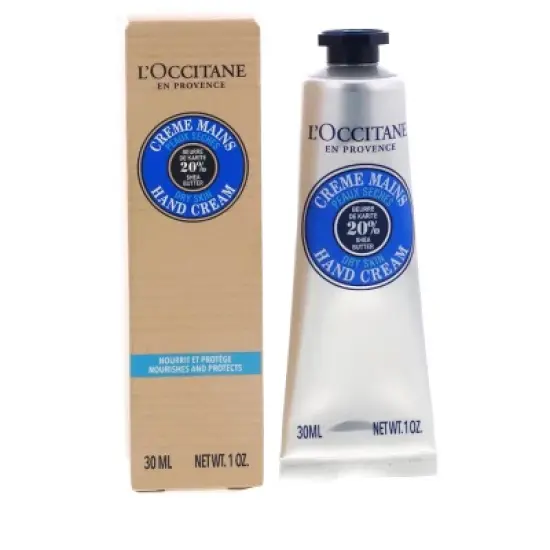 L'Occitane Shea Butter Hand Cream, Deep Moisture, Rich Shea Infusion, Soothing & Softening Pack of 2, 1 oz image {2}