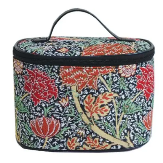 Signare USA William Morris The Cray Toiletry Vanity Bag image {5}