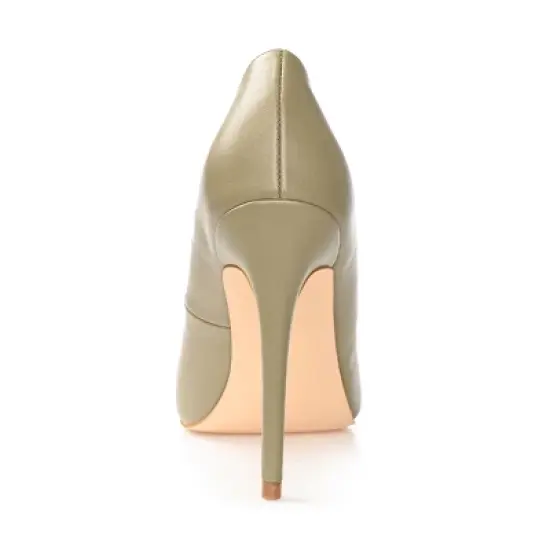 Journee Collection Womens Hadli Tru Comfort Foam Pointed Toe High Stiletto Pumps Green 11 image {2}