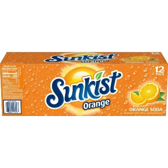 Sunkist Orange Soda - 12pk/12 fl oz Cans image {4}