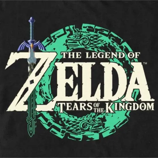 Men's Nintendo The Legend of Zelda: Tears of the Kingdom Game Logo T-Shirt image {1}