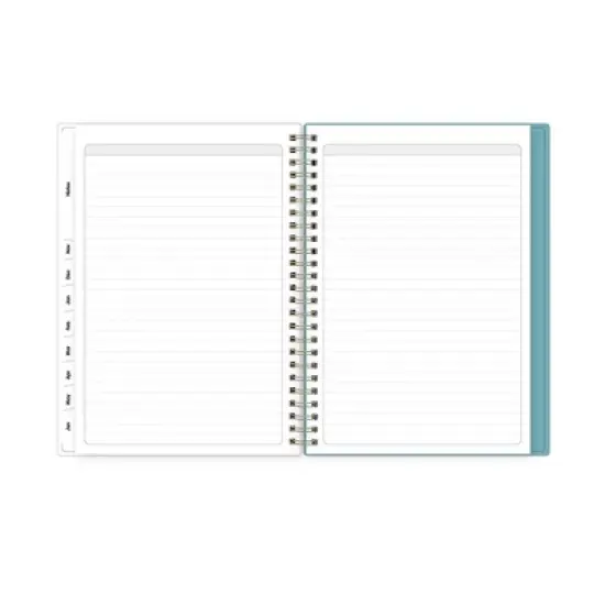 Blue Sky 5.875"x8.625" 2025-2026 Weekly/Monthly Wirebound Planner Clear Cover Tinned Light Multi image {8}