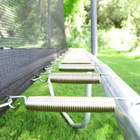 Skywalker Trampolines 15' Rectangle Trampoline and Enclosure - Blue image {3}