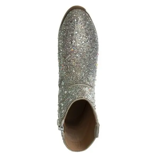 Badgley Mischka Girls Dressy Western Cowboy Boots with Rhinestones/Jeweled ( Little Kids/Big Kids) image {5}