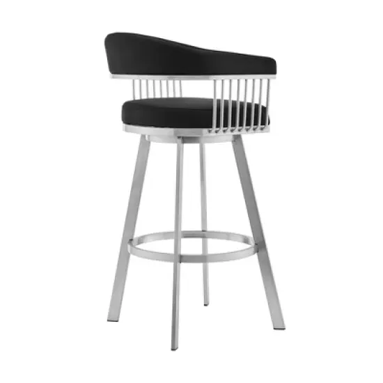 26" Bronson Counter Height Barstool - Armen Living image {2}