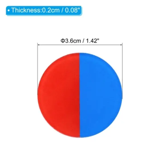 Unique Bargains Acrylic Self-Adhesive Home Business Hot and Cold Water Label image {1}