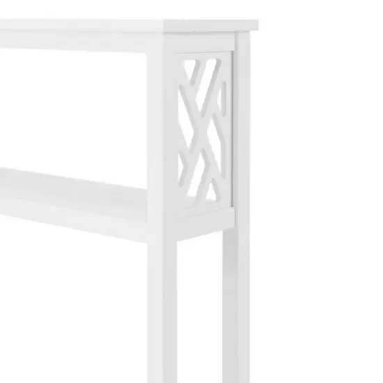 Coventry Bathroom Over the Toilet Open Storage Shelf White - Alaterre Furniture image {5}