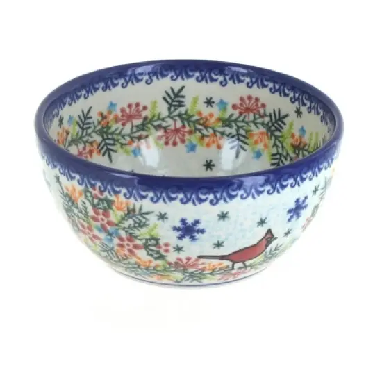 Blue Rose Polish Pottery 71 Vena Dessert Bowl image {18}
