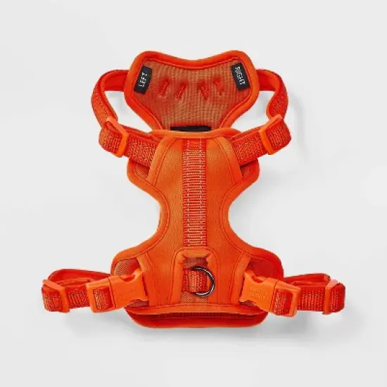 Reflective Comfort Clip-In Clasp Dog Harness - Bright Orange - Boots & Barkley&trade; image {2}