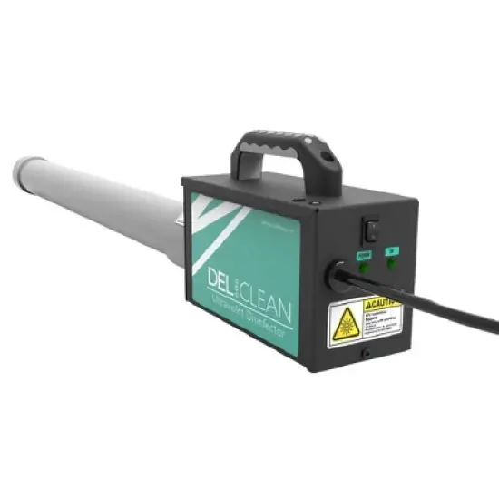 DEL Clean 28-Inch UV Ultraviolet Disinfector Germicidal UV-C Light Bulb Handheld Disinfection Lamp Kills 99.9% Germs, Viruses, and Bacteria image {2}