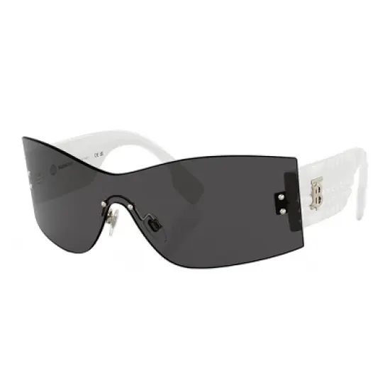 Burberry BELLA BE 3137 134287 Womens Rimless Sunglasses White 45mm image {1}