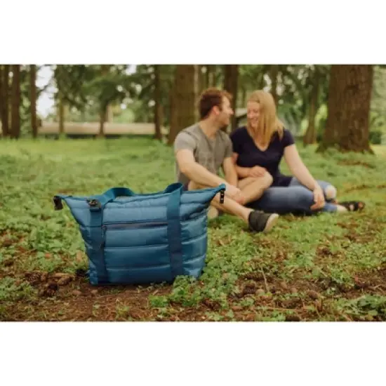 Picnic Time All Day 44qt Cooler Tote - Beryl Blue image {6}