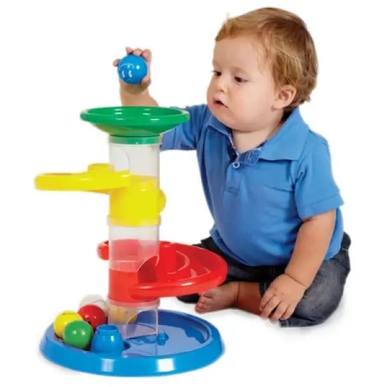 Edushape Rollipop Jumbo Sized Balls Raceway - 13 Pieces image {1}