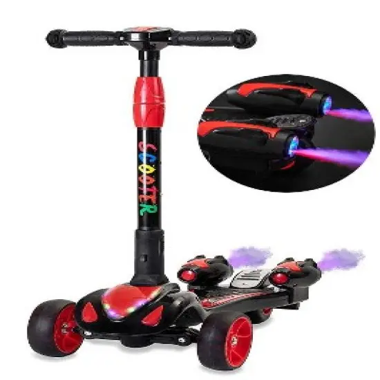 GlareWheel Y1 Kids Kick Scooter Real Smoking Rocket image {8}
