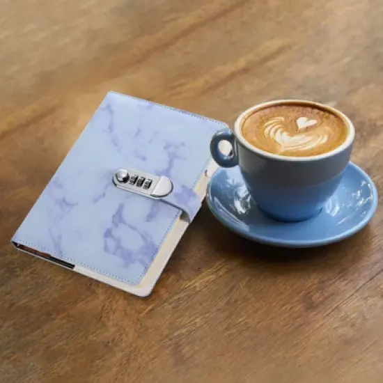 Unique Bargains PU Leather Waterproof With Lock Journal image {5}