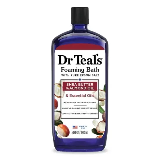 Dr Teal's Shea Butter & Almond Oil Foaming Bubble Bath - 34 fl oz image {6}