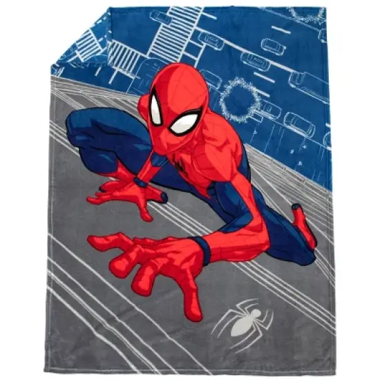46"x60" Marvel Spider-Man Kids' Throw Blanket image {3}