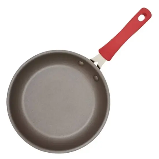 Rachael Ray Cook + Create Aluminum Nonstick Frying Pan Set 2pcRed image {6}