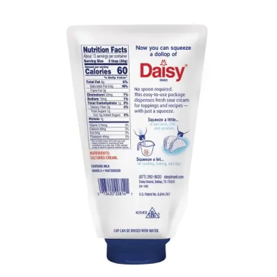 Daisy Squeeze Sour Cream - 14oz image {1}