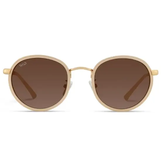 WMP Eyewear Round Metal Frame Sunglasses for Women image {6}