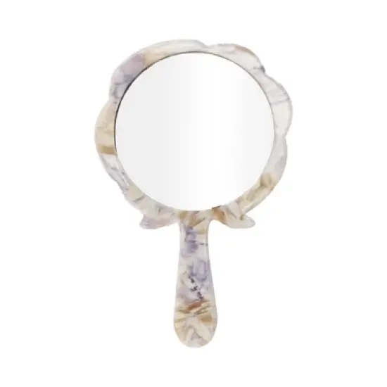 Unique Bargains Roses Shaped Handheld Mirrors 1 Pc image {3}