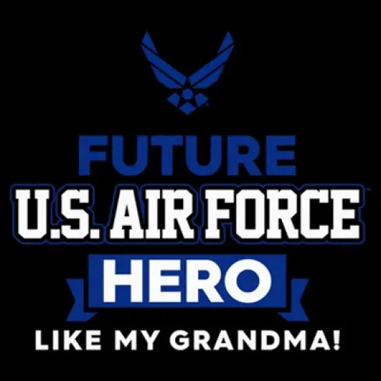 Toddler's United States Air Force Future Grandma Hero image {1}