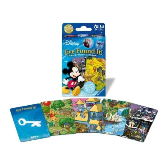 Ravensburger Disney Eye Found It Card Game: Creative Thinking, 5-15 Minute Play, 2+ Players, Travel Size image {3}