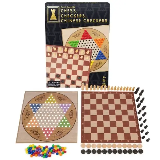 Game Gallery Chess, Checkers and Chinese Checkers Board Game Set image {9}