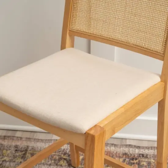 Powell Set of 2 Bessie Cane Counter Height Barstools Natural image {5}