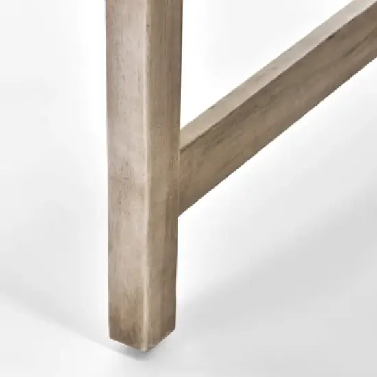 Antique Patio Arm Chair Set Of 2,High-quality Wicker Patio Chair With Acacia Wood Frame -Maison Boucle image {6}