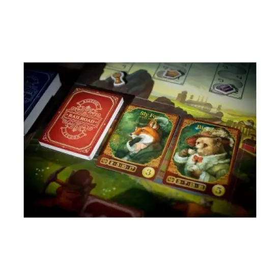 Forbidden Games Raccoon Tycoon Board Game: Strategy & War Game for 2-5 Players, Includes Tokens & Tiles, 1-2 Hour Play image {8}