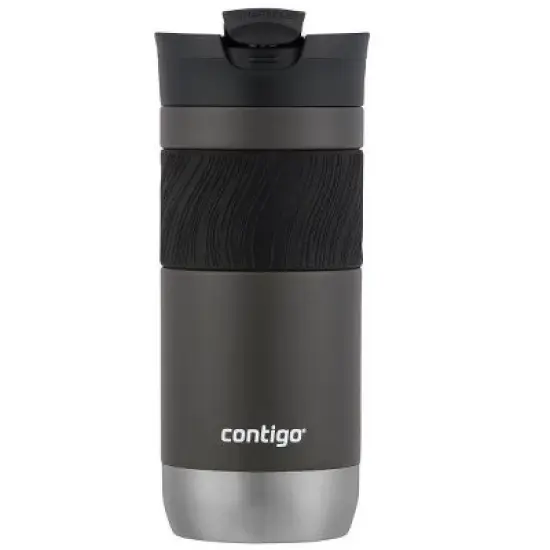 Contigo Byron 2.0 Stainless Steel Travel Mug with SNAPSEAL Lid and Grip, 16 oz, Sake & Juniper, 2-Pack image {1}