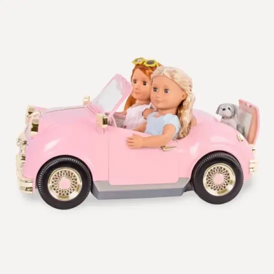Our Generation In the Driver Seat Cruiser - Pink Convertible for 18" Dolls image {1}