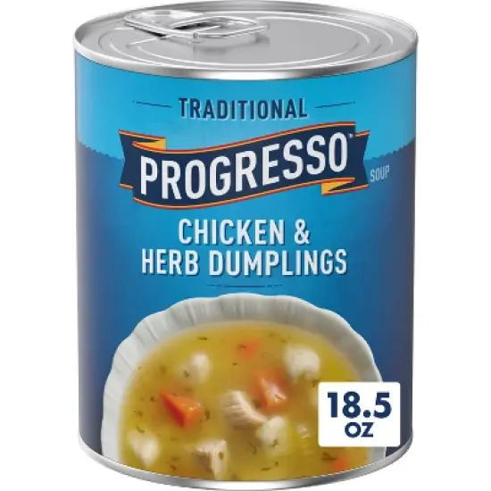 Progresso Traditional Chicken & Herb Dumpling Soup - 18.5oz image {8}